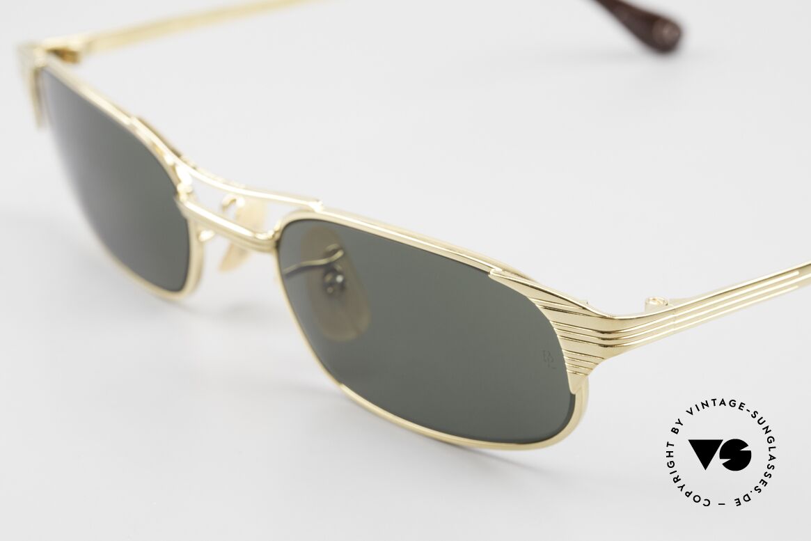 Ray Ban Signet Rectangle B&L USA 80's Sunglasses, unworn (like all our vintage Ray Ban eyewear), Made for Men and Women