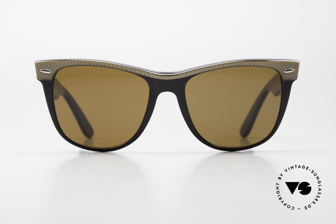 Ray Ban Wayfarer II Iconic 80's Sunglasses, Bausch&Lomb quality lenses (100% UV-protection), Made for Men and Women
