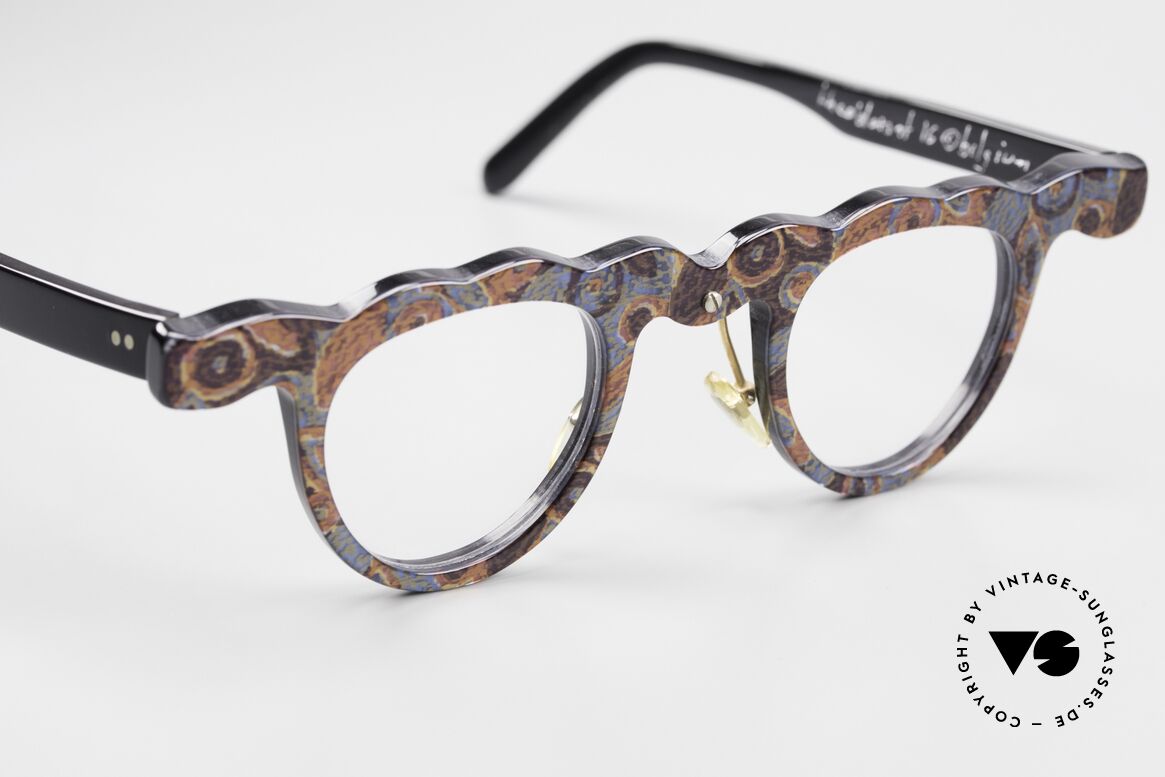 Theo Belgium Dorant Crazy Ladies Glasses 1992, unworn THEO art glasses for those who dare!, Made for Women