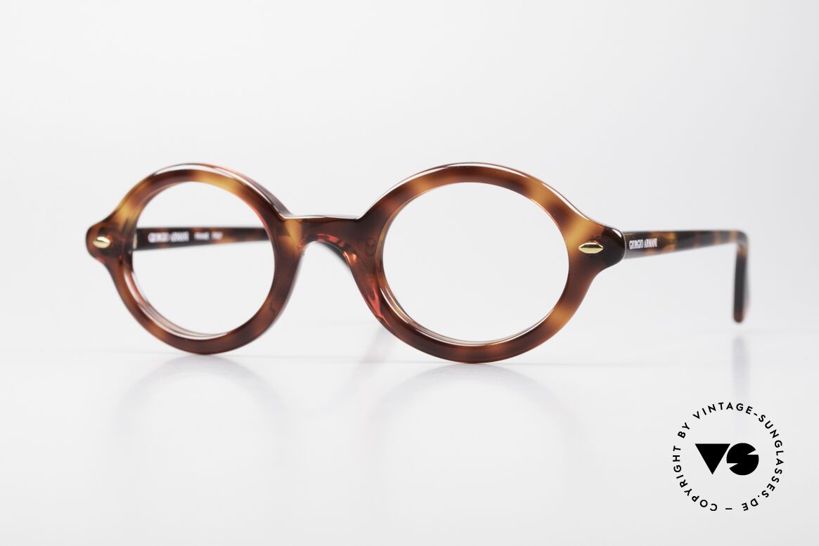 Giorgio Armani 423 Small Oval 90's Eyewear, vintage designer eyeglass-frame by Giorgio Armani, Made for Men and Women