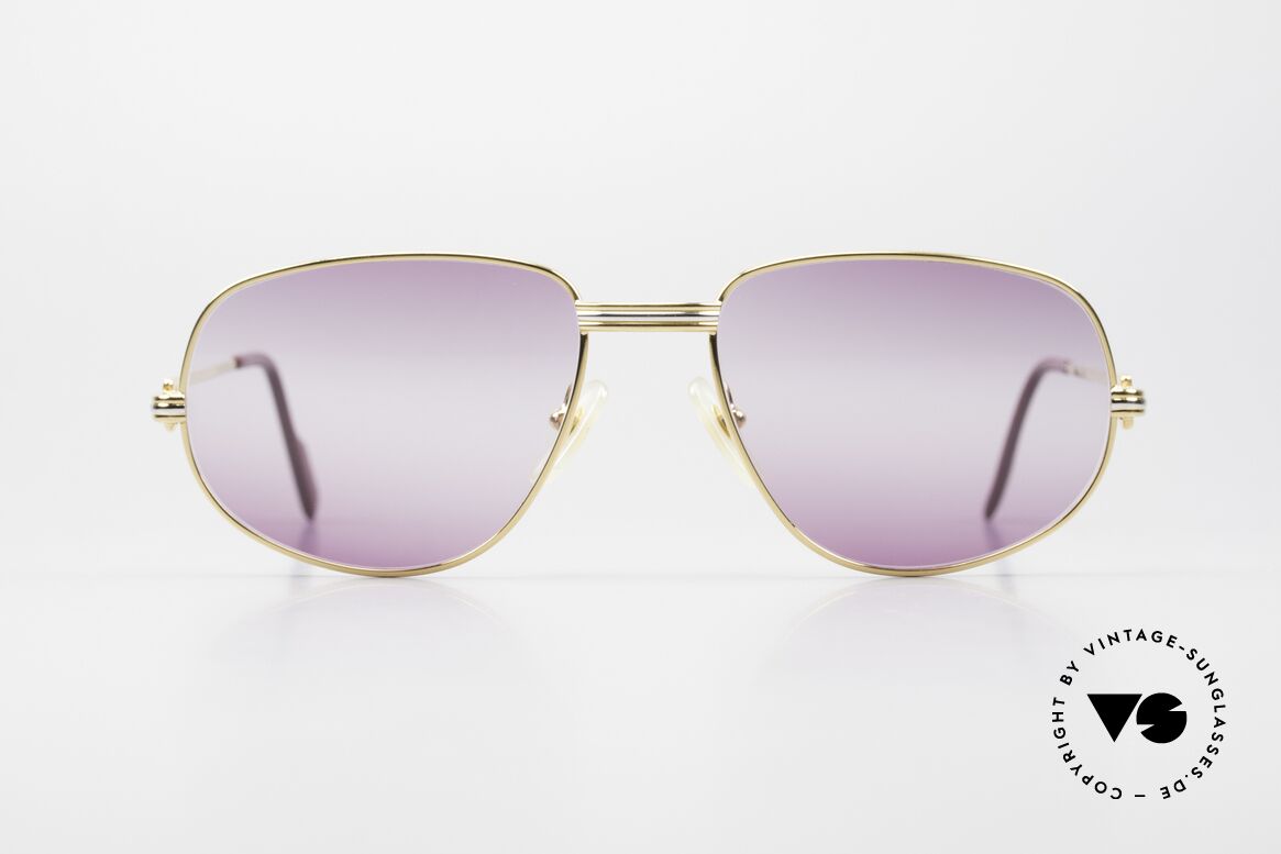 Cartier Romance LC - M Double Gradient Purple Lens, mod. "Romance" was launched in 1986 and made till 1997, Made for Men and Women