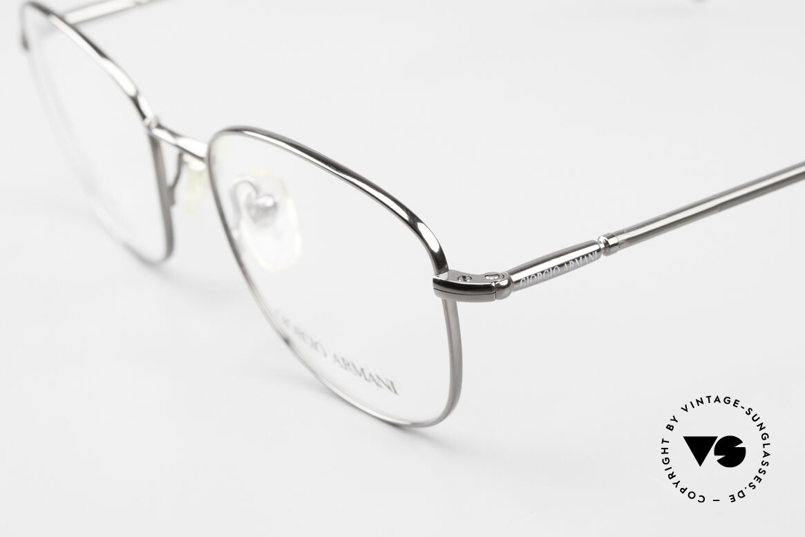 Giorgio Armani 3021 Titanium Frame Square Panto, never worn, NOS (like all our 80's designer classics), Made for Men