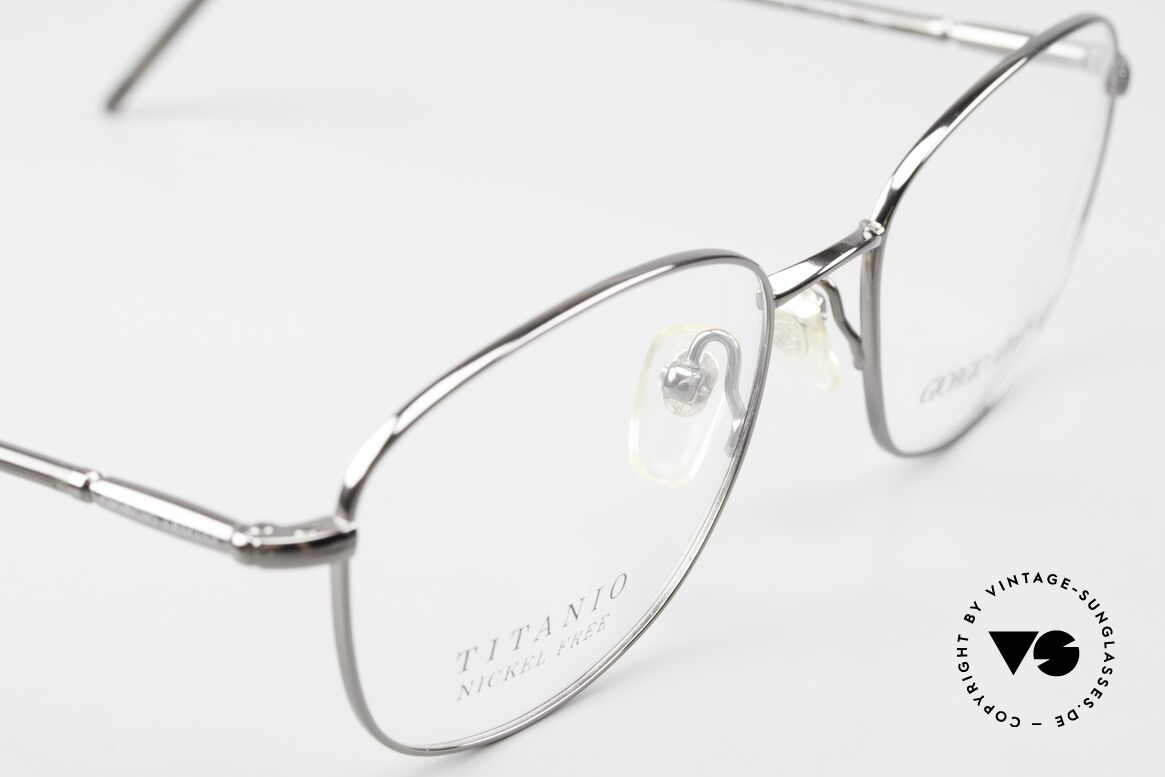 Giorgio Armani 3021 Titanium Frame Square Panto, NO RETRO EYEWEAR, but a genuine old GA original, Made for Men