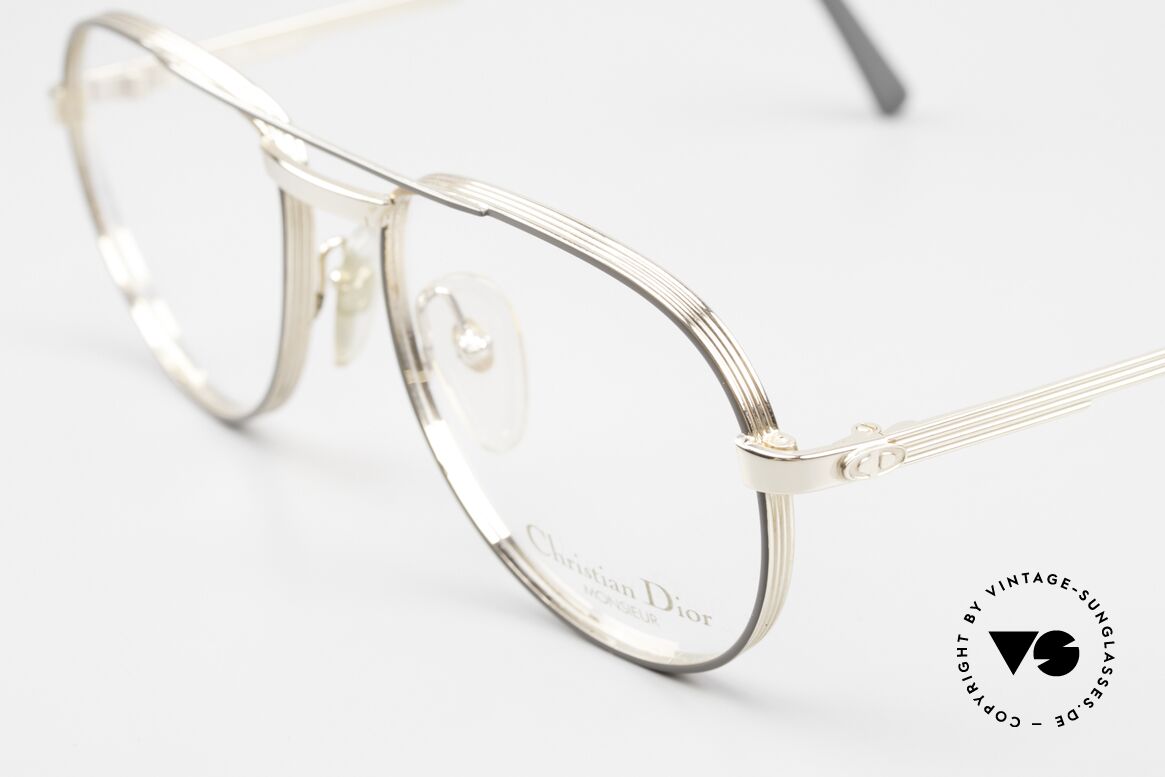Christian Dior 2448 Gold-PlatedMonsieur Frame, 4mm thick outlines, HARD GOLD-PLATED, monolithic, Made for Men
