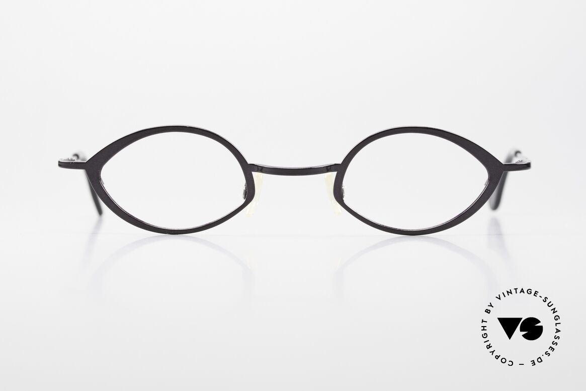 Theo Belgium Leo Purple Ladies Eyeglasses, almond-shaped vintage eyeglasses in size 42/26, Made for Women