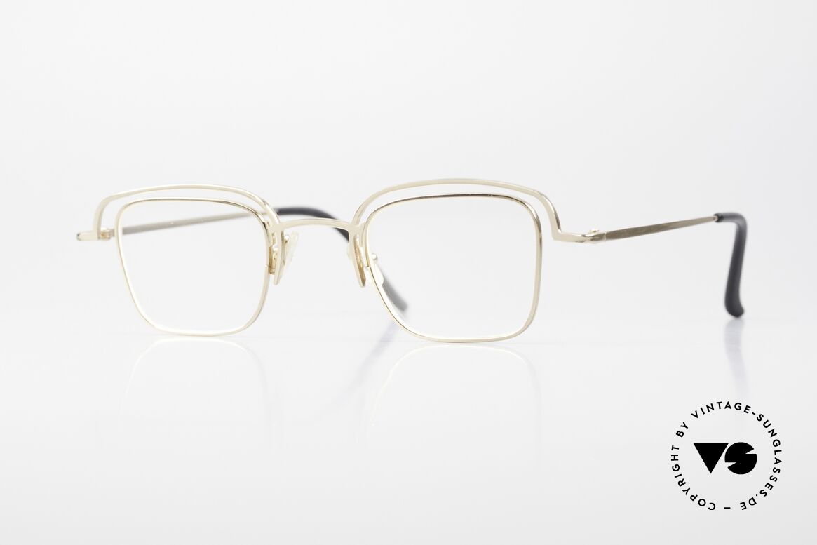 Theo Belgium Lait Men's Frame Gold Ladies Specs, striking designer metal frame by THEO Belgium, Made for Men and Women