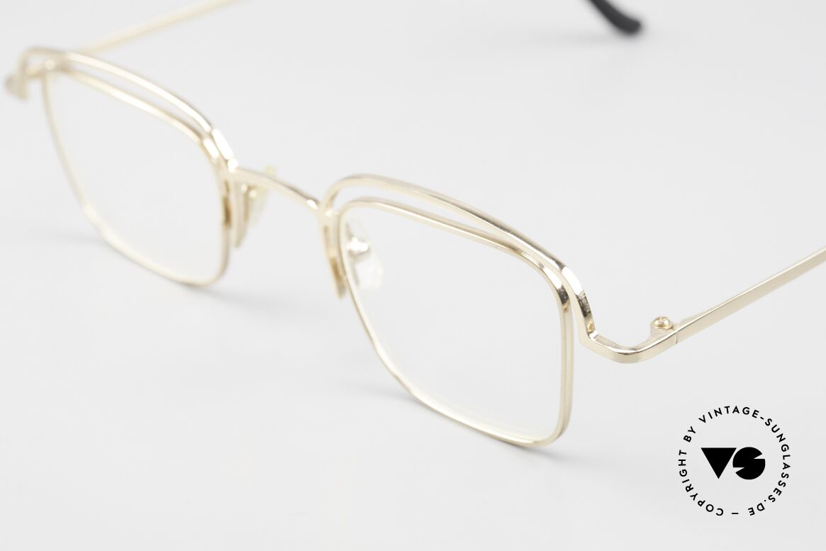 Theo Belgium Lait Men's Frame Gold Ladies Specs, GOLD-PLATED frame: top-notch craftsmanship, Made for Men and Women
