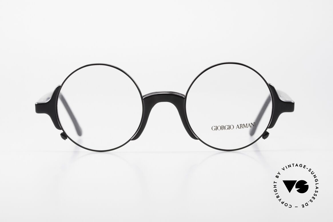 Giorgio Armani 326 Round 90's Designer Specs, timeless vintage Giorgio Armani designer eyeglasses, Made for Men