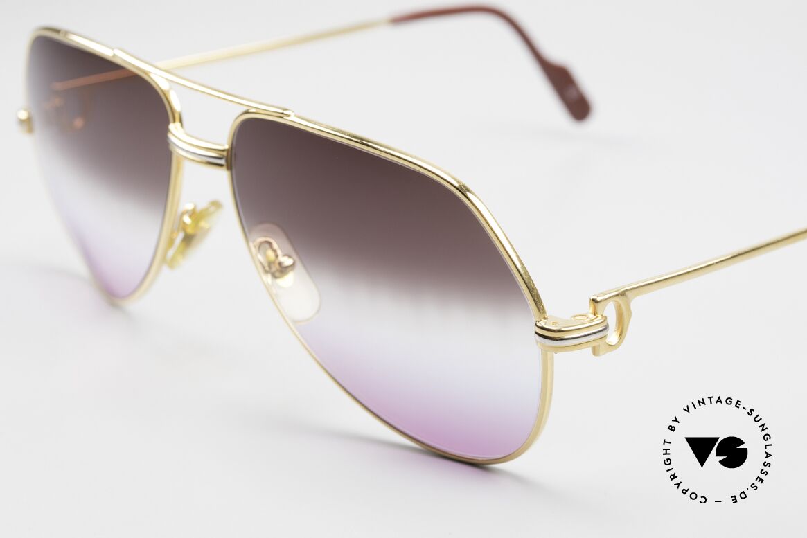 Cartier Vendome LC - M Brown To Pink Gradient Lens, ultra rare, new sun lenses (from brown to pink gradient), Made for Men and Women