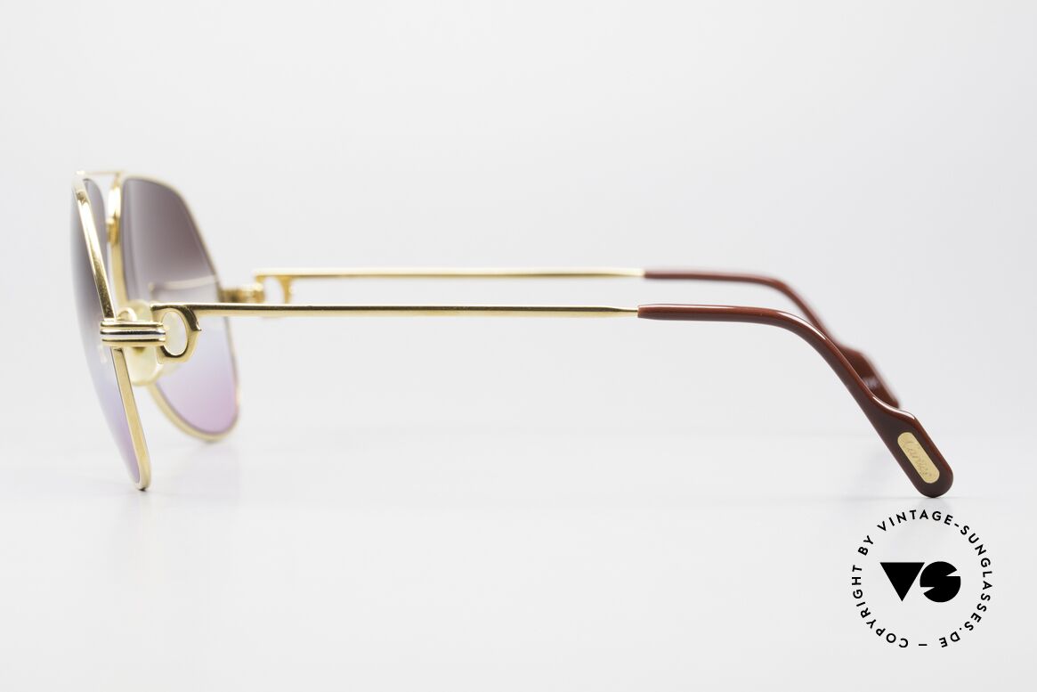 Cartier Vendome LC - M Brown To Pink Gradient Lens, 2nd hand model, but in mint condition + CHANEL case!, Made for Men and Women