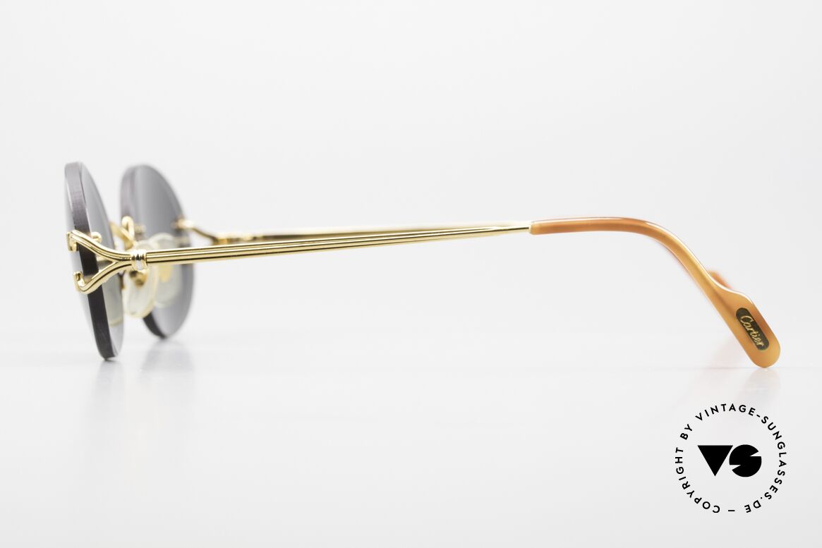 Cartier Rimless Giverny Oval Rimless Luxury Shades, 2. hand model, but in mint condition + Cartier box, Made for Men and Women