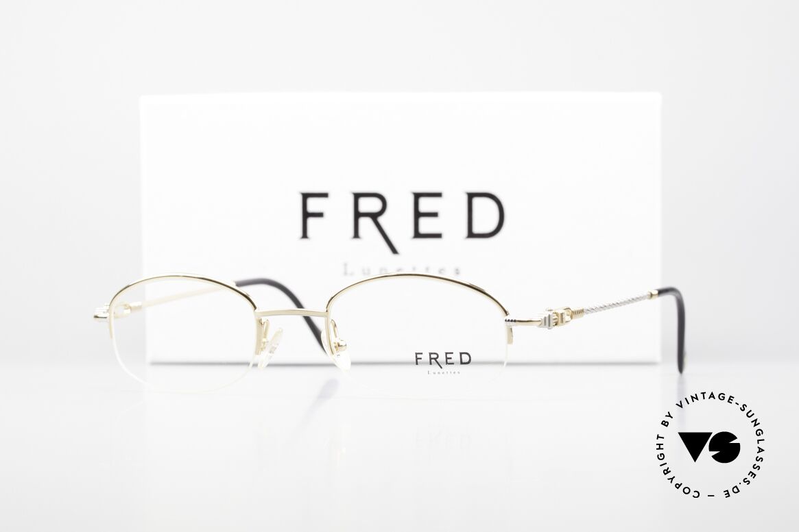 Fred Baleares Rare Oval Luxury Eyeglasses, Size: medium, Made for Men and Women