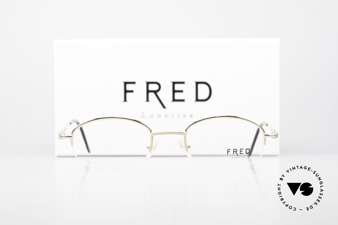 Fred Baleares Rare Oval Luxury Eyeglasses, Size: medium, Made for Men and Women
