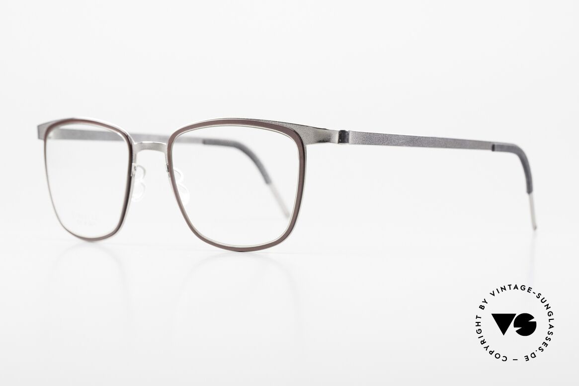 Lindberg 9717 Strip Titanium Ladies Designer Eyeglasses, very interesting design; has "that certain something", Made for Women