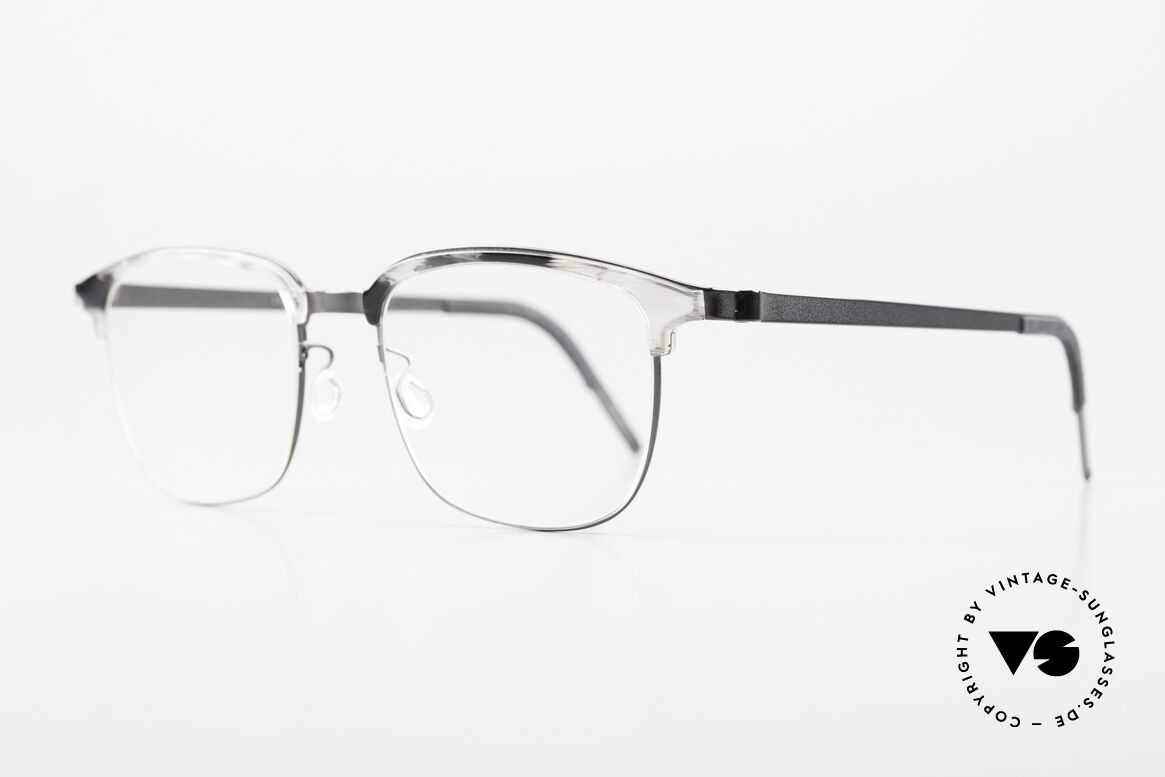 Lindberg 9835 Strip Titanium Designer Frame Ladies & Gents, timeless design and very interesting marble coloring, Made for Men and Women