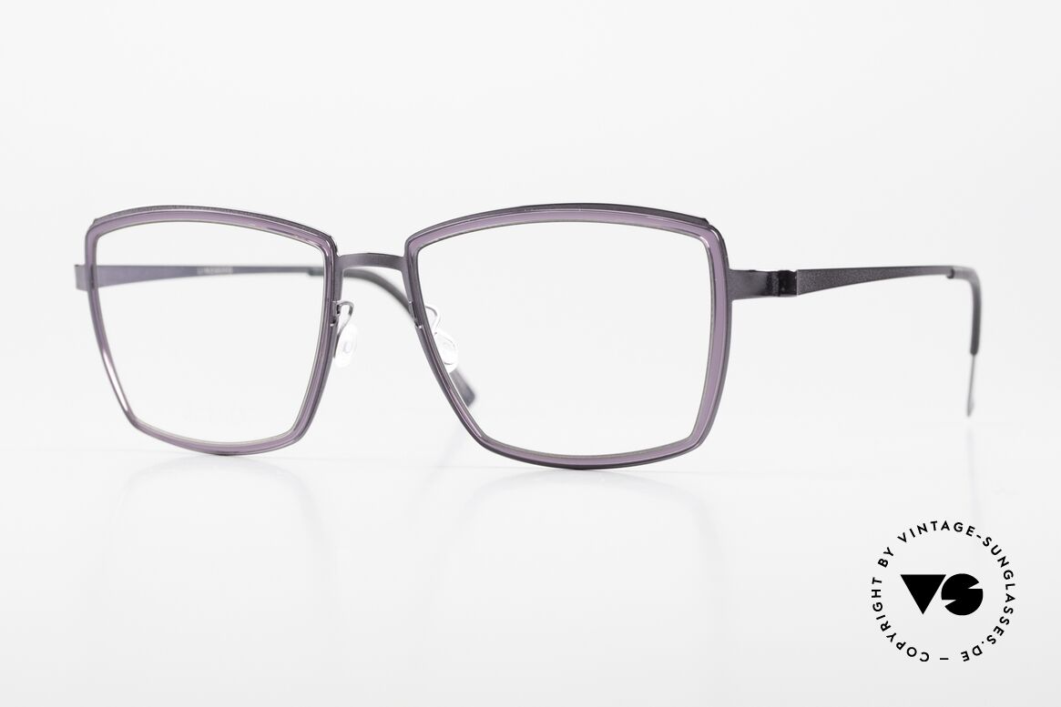 Lindberg 9741 Strip Titanium Women's Frame Vintage Specs, women's Lindberg Strip Titanium glasses from 2019, Made for Women