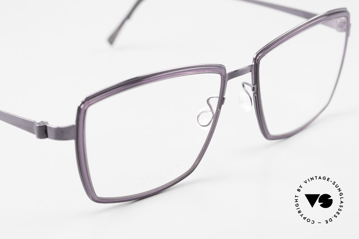 Lindberg 9741 Strip Titanium Women's Frame Vintage Specs, unworn, new old stock with original case by Lindberg, Made for Women