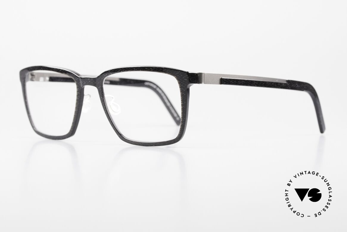 Lindberg 1242 Acetanium Striking Designer Eyeglasses, striking frame made of acetate and titan combination, Made for Men