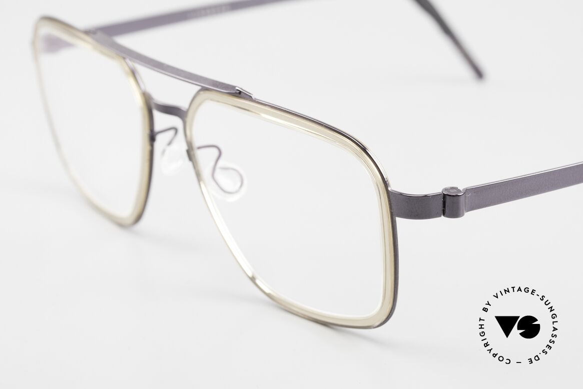 Lindberg 9743 Strip Titanium Men's Glasses Double Bridge, bears the predicate "true VINTAGE LINDBERG" for us, Made for Men