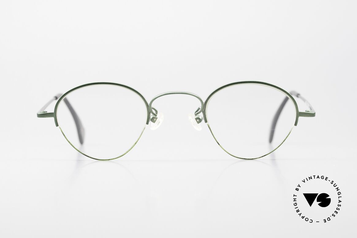Theo Belgium King 90's Ladies Glasses Nylor, semi rimless Theo glasses for ladies from 1998, Made for Women