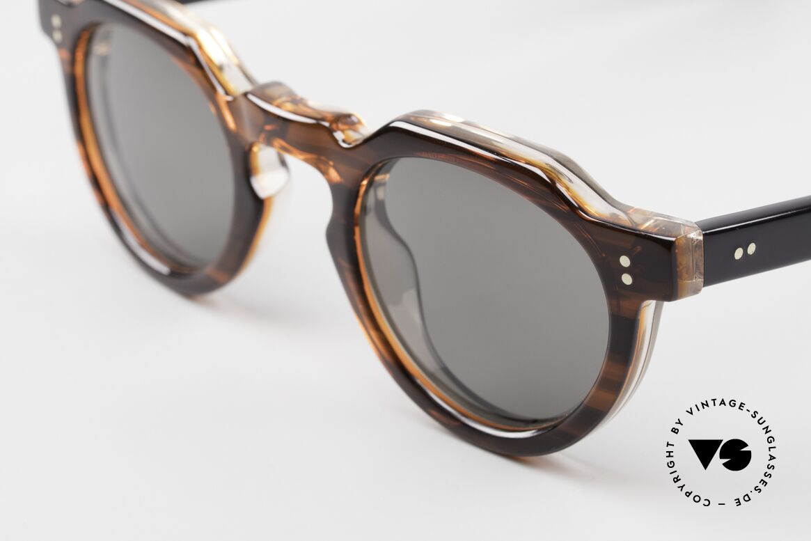 Lesca Panto 6mm 60's Frame Panto Sunglasses, it's a model for real VINTAGE experts / connoisseurs, Made for Men and Women