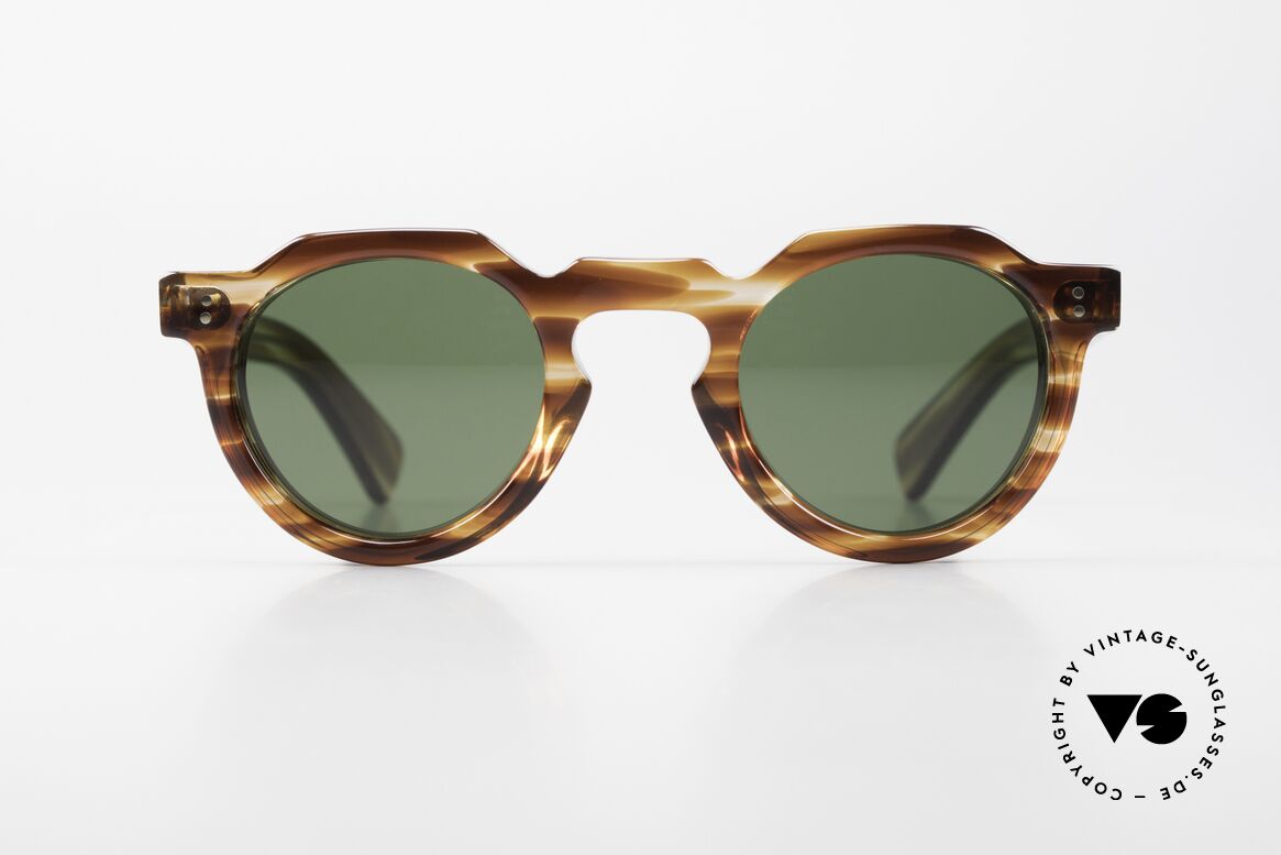 Lesca Panto 6mm Antique 1960's Sunglasses, very massive frame (6mm thick profil); built to last!, Made for Men and Women