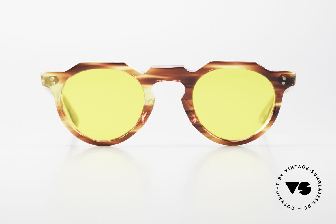 Lesca Panto 6mm Really Old 1960's Sunglasses, very massive frame (6mm thick profil); built to last!, Made for Men and Women