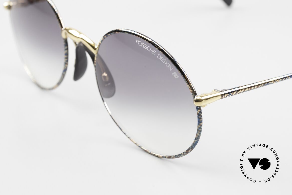 Porsche 5658 - L Round 90's Shades For Men, top quality with brown PD lenses (100% UV protect.), Made for Men