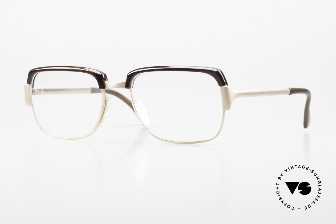 Metzler Marwitz 5006 60's Combi Frame Gold-Plated, antique Marwitz glasses from the 1960s; gold-plated, Made for Men