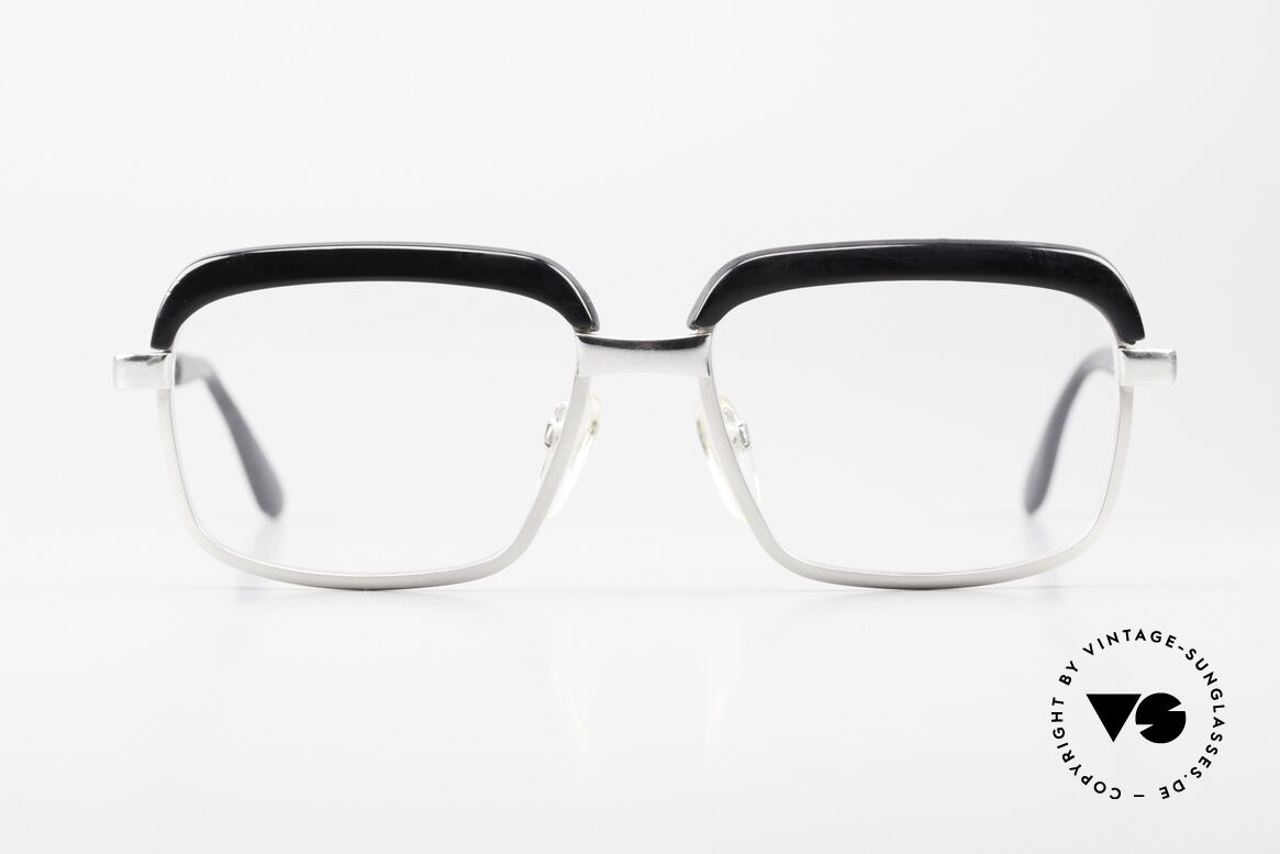 Rodenstock Constantin White Gold Filled 60's Frame, white gold doublé in 1/20 12k proportion; precious rarity, Made for Men