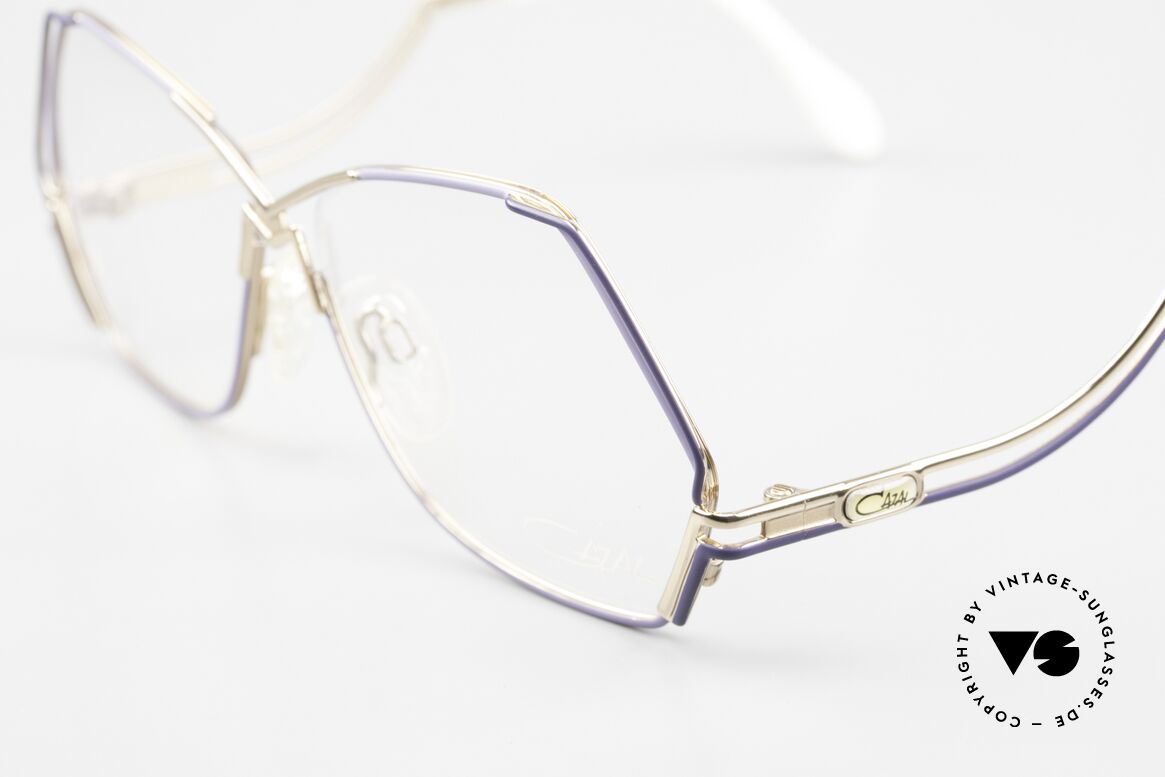Cazal 226 1980's 90's Ladies Eyeglasses, 80's frame (W.Germany), 90's frame (made in Germany), Made for Women