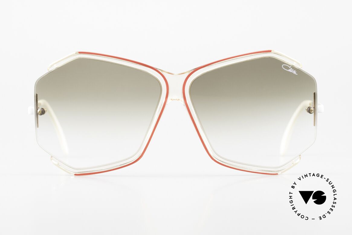Cazal 852 80's Ladies Sunglasses XXL, enchanting filigree frame design with classic colors, Made for Women