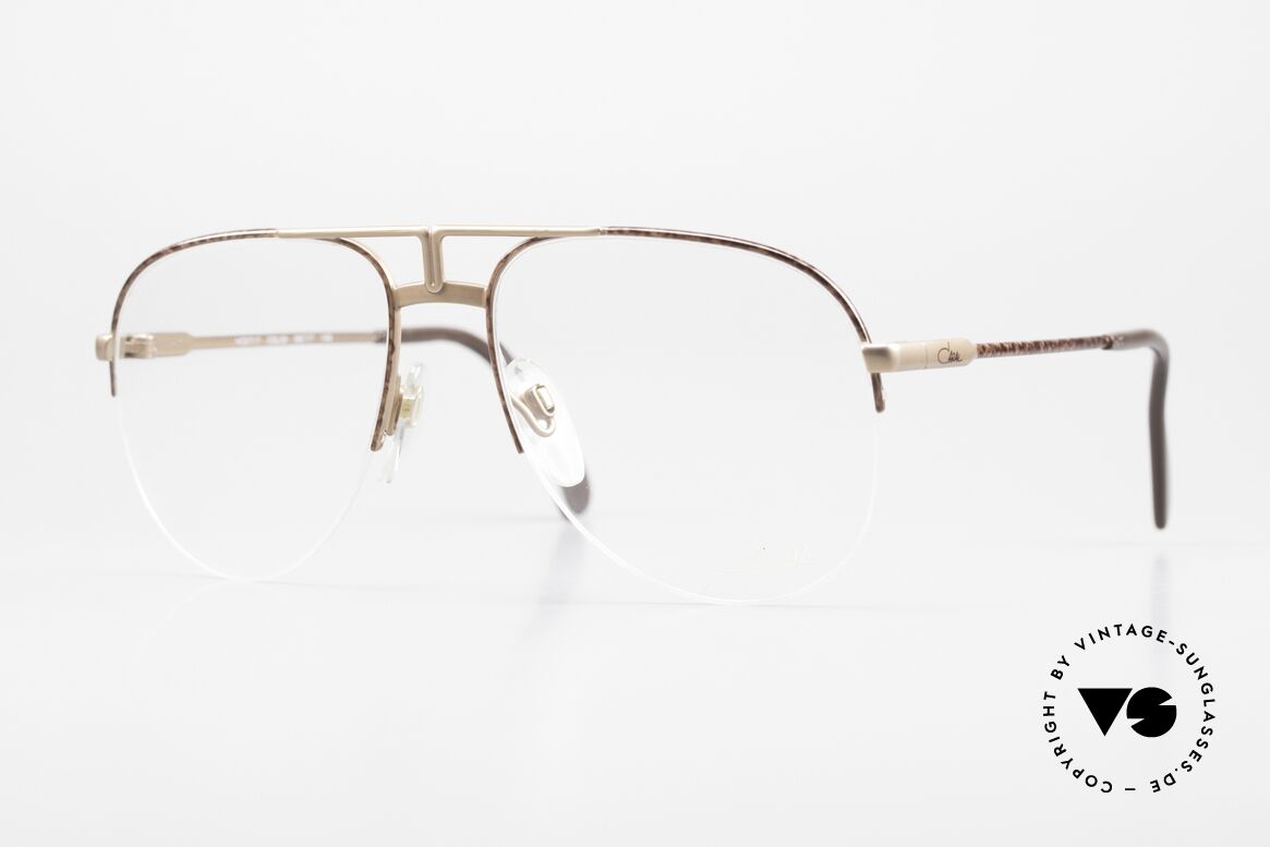 Cazal 717 Old 80's Glasses Semi Rimless, old West Germany Cazal glasses, VINTAGE, Made for Men