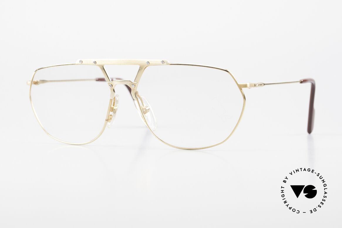 Alpina FM52 80's Men's Frame West Germany, gold-plated 1980's Alpina eyeglasses FM52, 60/14, Made for Men