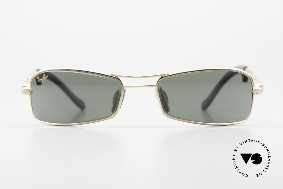 Ray Ban Orbs 9 Base Square G15 Green B&L USA Shades, futuristic sports designer sunglasses by Ray Ban; B&L, Made for Men