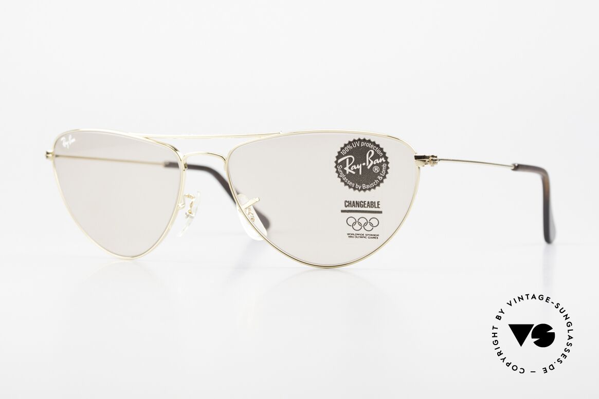 Ray Ban Fashion Metal 1 Ray Ban USA Changeable Lens, Ray Ban USA Fashion Metal Style 1; size 59/16, Made for Men and Women
