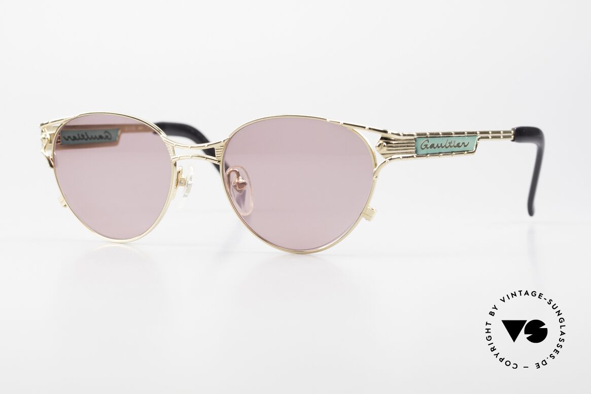 Jean Paul Gaultier 56-4179 No Retro Designer Shades 90s, unique VINTAGE sunglasses by Jean Paul GAULTIER, Made for Men and Women