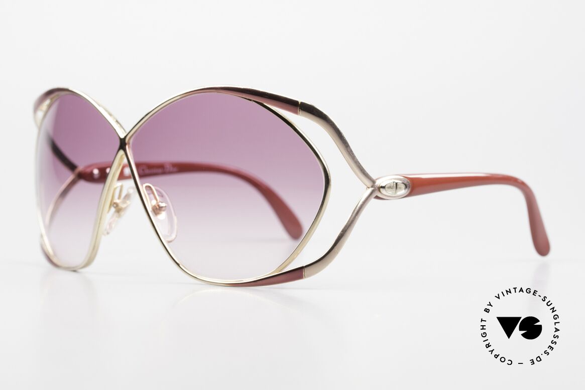 Christian Dior 2056 Fancy 80's Ladies Sunglasses, famous 'butterfly-design' with huge gradient lenses, Made for Women