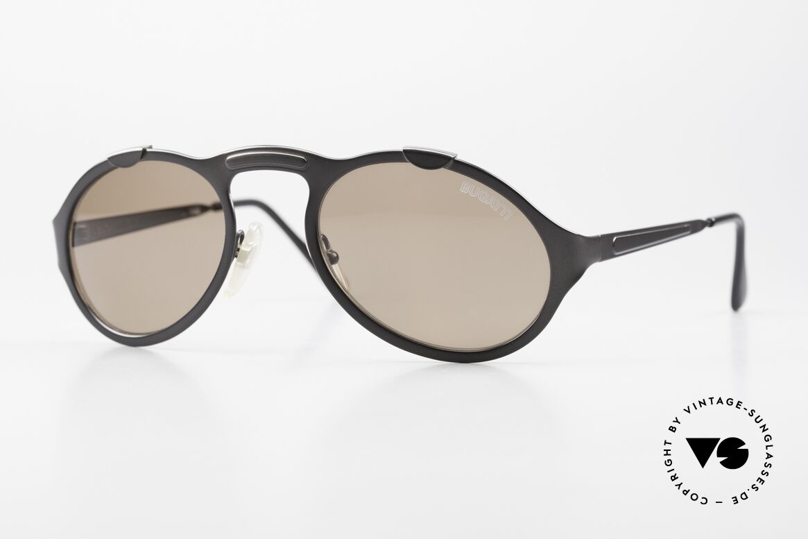Bugatti 13132 Limited Rare Luxury Men's Shades 90's, very elegant Bugatti vintage designer sunglasses, Made for Men