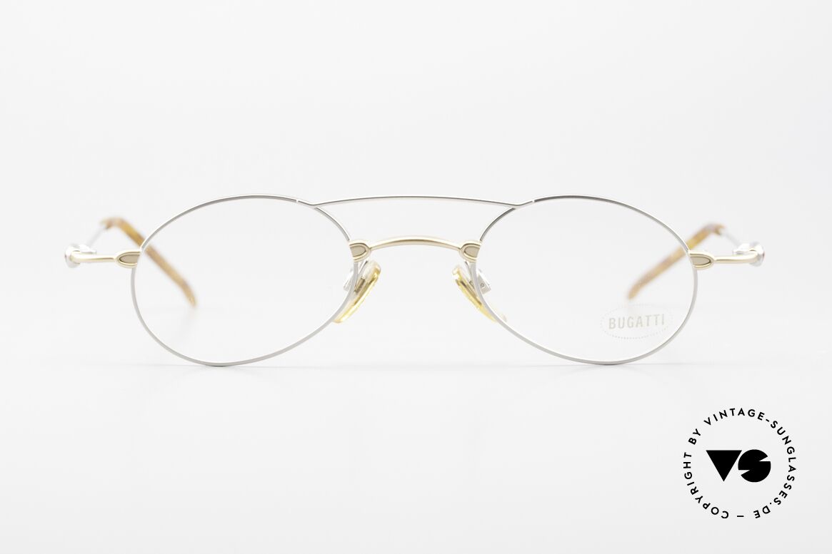 Bugatti 10859 Luxury Men's Frame Oval 90's, materials and craftsmanship on top level; size 44°23, Made for Men