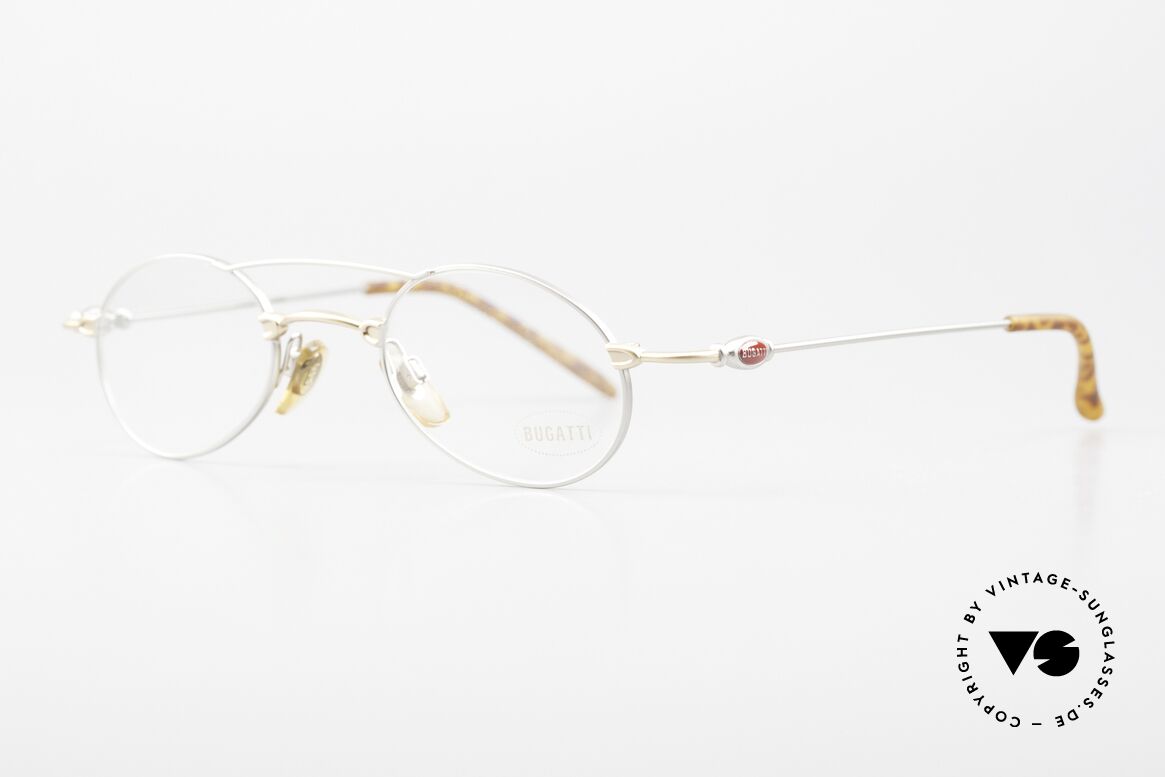Bugatti 10859 Luxury Men's Frame Oval 90's, classic and timeless design (gentlemen's eyeglasses), Made for Men