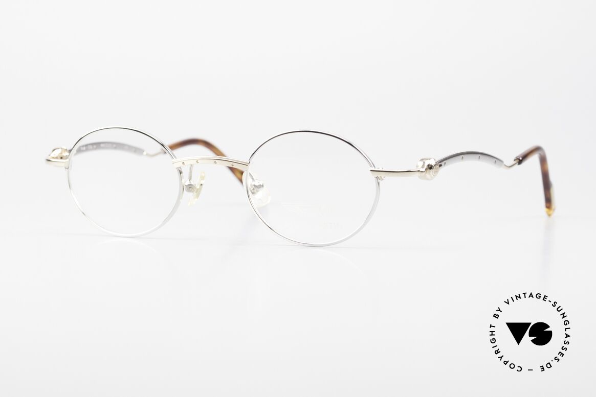 Aston Martin AM39 Round 90's Men's Eyeglasses, Aston Martin vintage luxury designer eyeglasses, 44°23, Made for Men