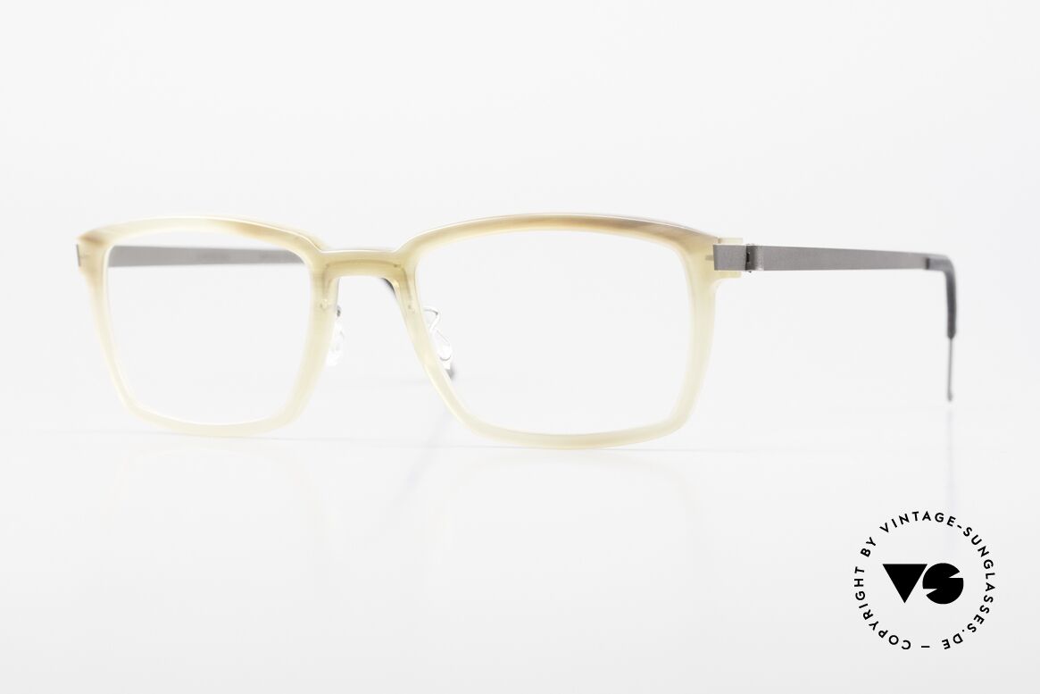 Lindberg Horn 1808 Buffalo Horn Titanium Frame, LINDBERG 1808 Horn/Titanium eyeglasses, size 52-20, Made for Men