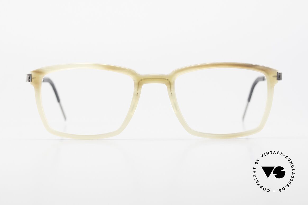 Lindberg Horn 1808 Buffalo Horn Titanium Frame, distinctive quality and design (award-winning frame), Made for Men