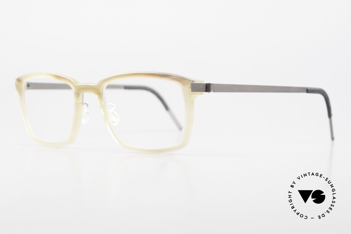 Lindberg Horn 1808 Buffalo Horn Titanium Frame, simply timeless, stylish & innovative: grade 'vintage', Made for Men