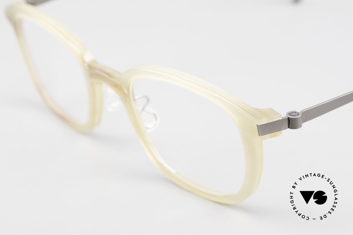Lindberg Horn 1801 Buffalo Horn Titan Glasses, true rarity (pure natural material - handmade), vertu!, Made for Men and Women