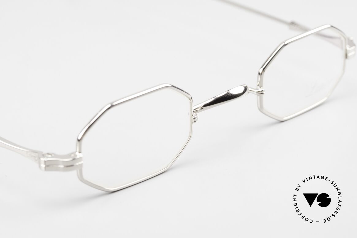 Lunor II 01 Octagonal Frame Platinum, rare, unworn model, new old stock (incl. LUNOR case), Made for Men and Women