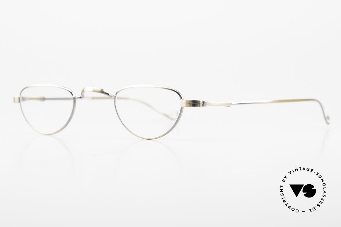 Lunor II 06 Reading Specs Antique Gold, enormously complex electroplating in antique gold, Made for Men and Women