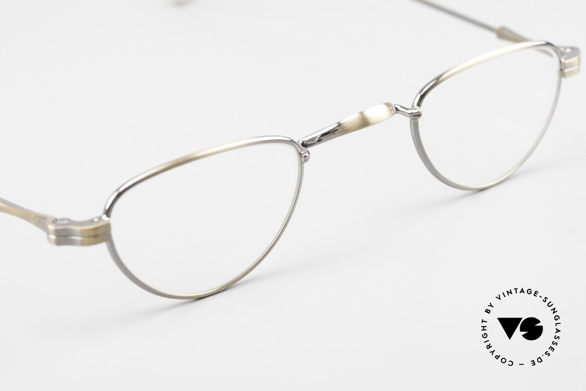 Lunor II 06 Reading Specs Antique Gold, old, unworn rarity (comes with an orig. Lunor case), Made for Men and Women