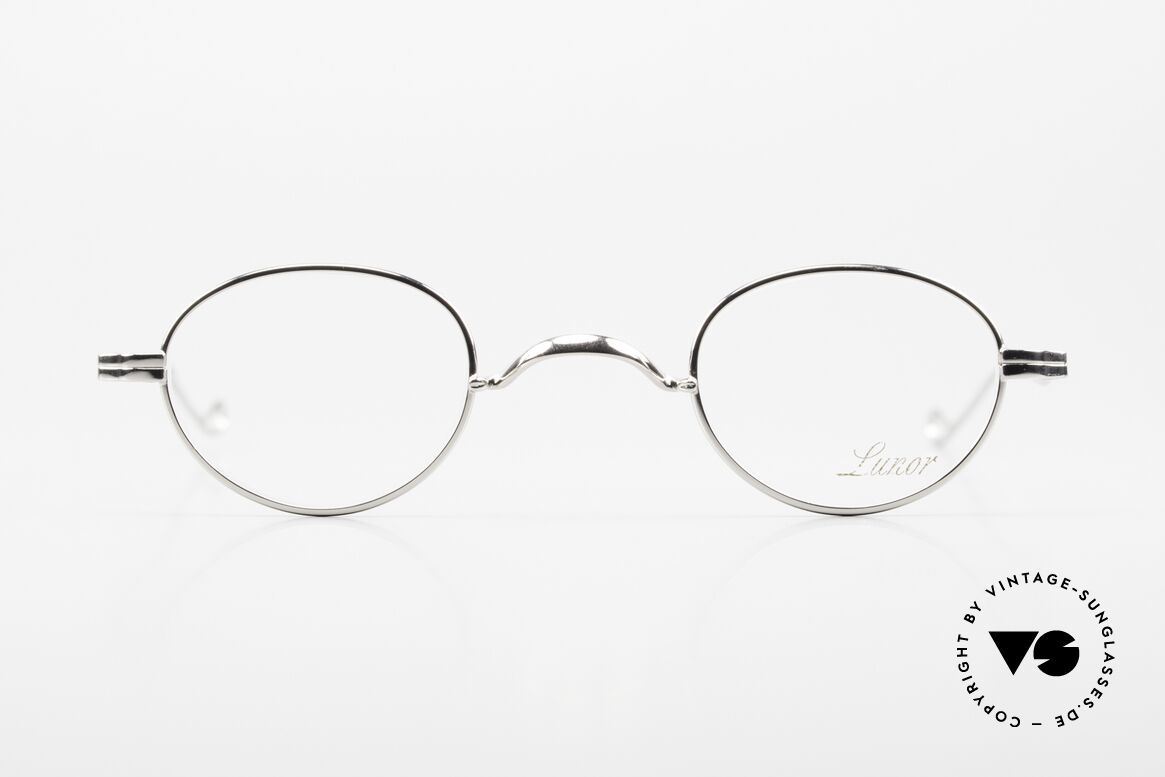 Lunor II 03 XS Unisex Frame Platinum, PP: platinum-plated version (precious and very noble), Made for Men and Women